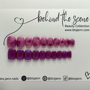 20pc XShort Square Press On Nails